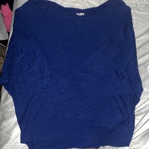 Blue cotton half sleeve shirt